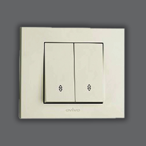 DOUBLE TWO WAY CONTROL SWITCH LIGHT - WHITE
