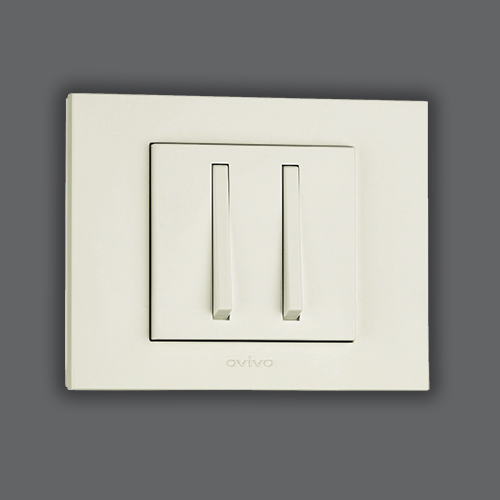DOUBLE ONE WAY SWITCH - WHITE