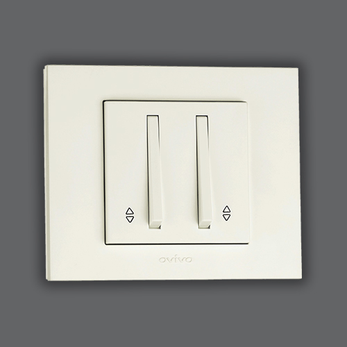 DOUBLE TWO WAY SWITCH - WHITE